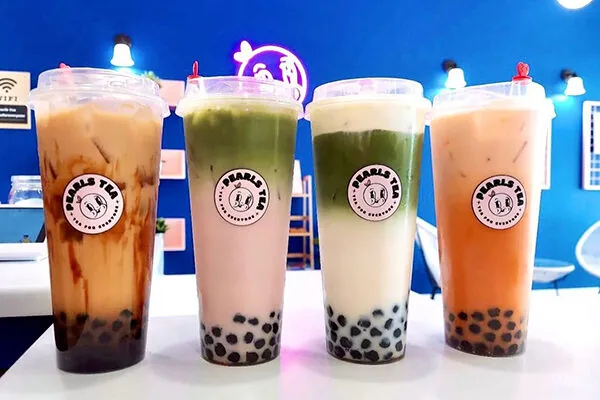 Boba Tea from Pearls Tea.