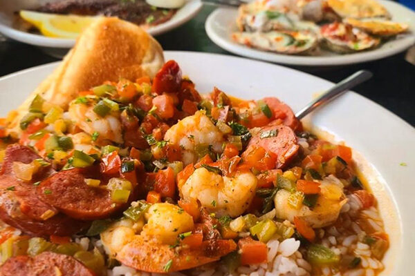 Jambalaya from Fontaine's Oyster Bar in Atlanta. | 1026 1/2 North Highland Avenue Northeast, Atlanta, GA 30306