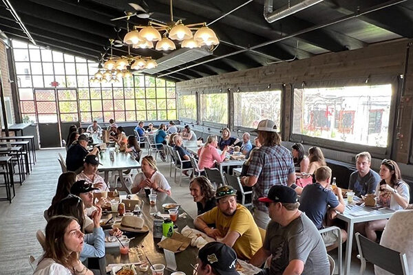 Diners at the Chattahoochee Food Works Dining Hall. | 1235 Chattahoochee Ave NW, Atlanta, GA 30318