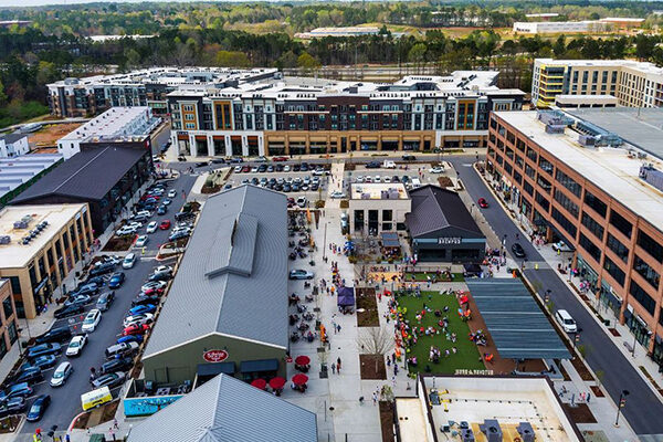 A birds eye view of the Halcyon Forsyth in Alpharetta | 6365 Halcyon Way, Alpharetta, GA 30005