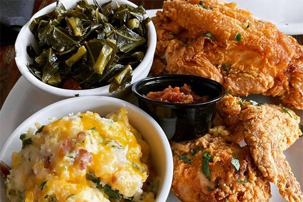Fried Chicken at Old Lady Gang