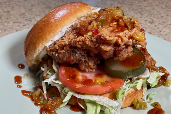 the southern belle sandwich from delilah's everyday soul | 1235 Chattahoochee Ave NW, Atlanta, GA 30318
