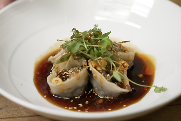 Short Rib dumplings from Hamp and Harry's