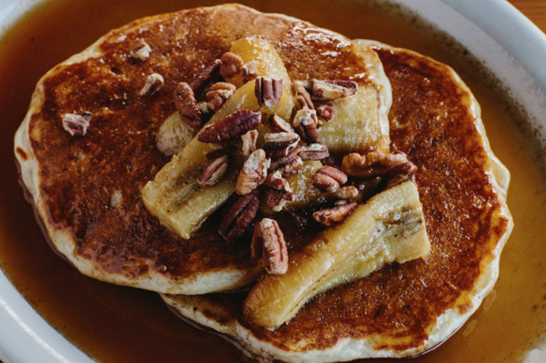 Ria's Bluebird - Banana & Pecan Pancake | 421 Memorial Dr SE, Atlanta, GA 30312
