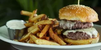 There Bison Burger