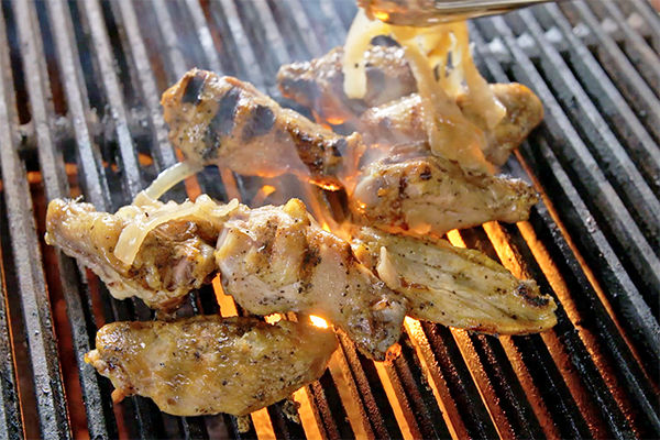 Smoked and Grilled Wings from Sweetwater Brewery.