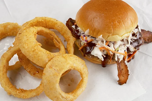 The turkey burger from Village Burger.